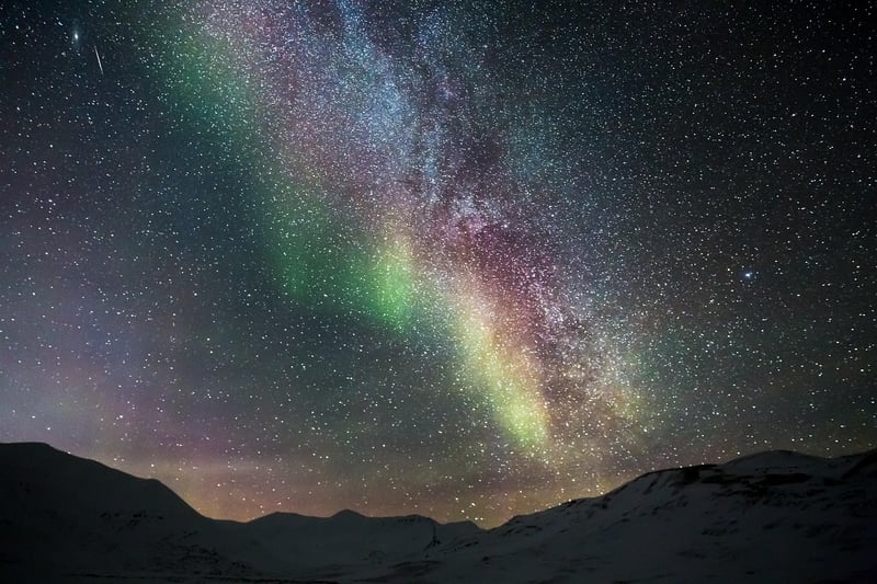Northern Lights in Svalbard, Norway
